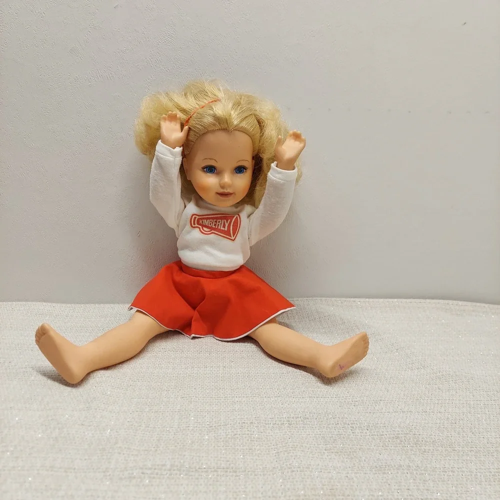 Vintage TOMY Kimberly Doll‎ Cheerleader Blonde Blue Eyes 15